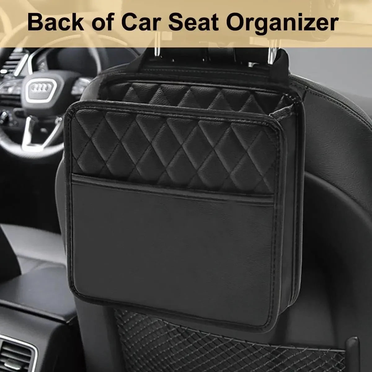 Premium Multi-Compartment Backseat Car Organizer (2-Pack)
