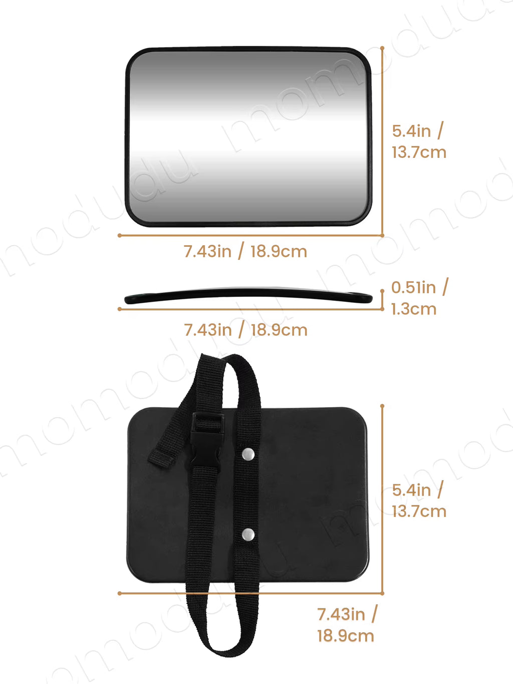 Premium Baby Car Mirror – Shatterproof Rear Facing Infant Safety Mirror