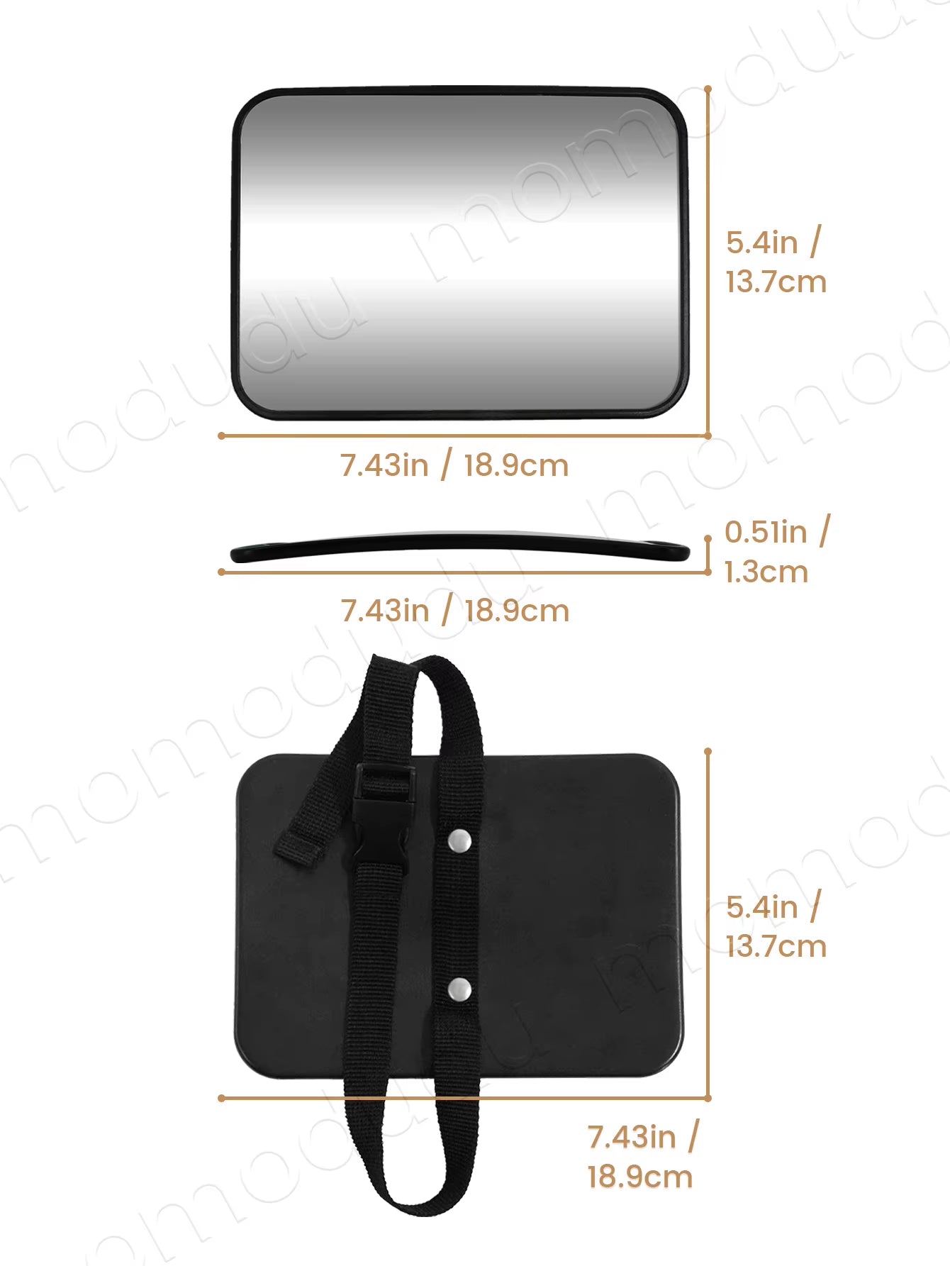 Premium Baby Car Mirror – Shatterproof Rear Facing Infant Safety Mirror