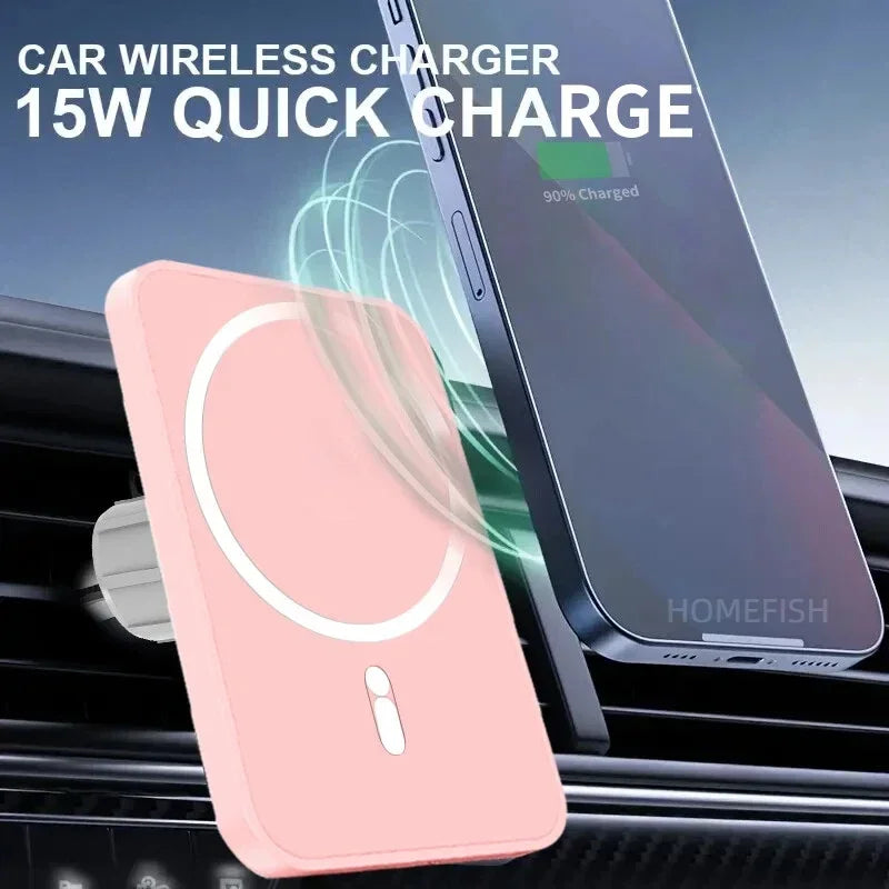 F188A Magnetic Car Wireless Charger for Phone\Pad\Watch Car Phone Holder Stand Mount Fast Charging Station