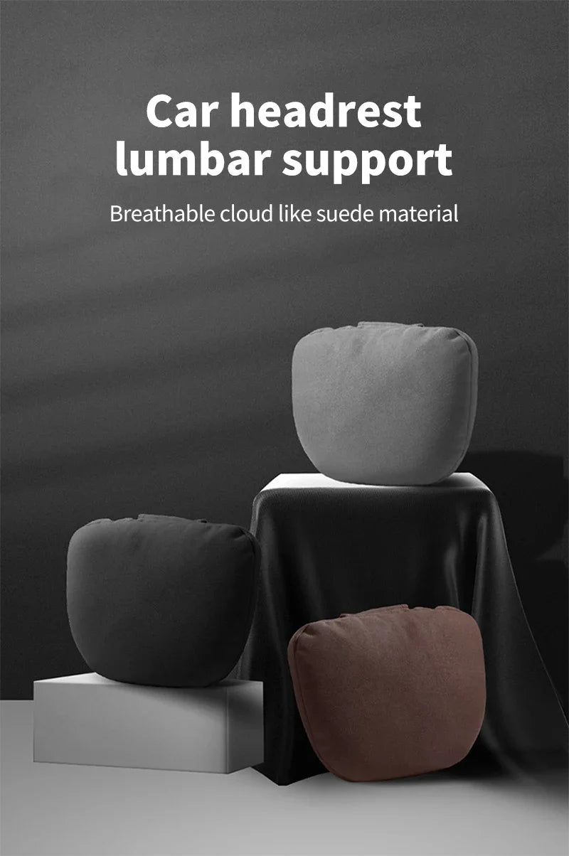 Drive Comfortably Anywhere – Premium Memory Foam Car Headrest Pillow