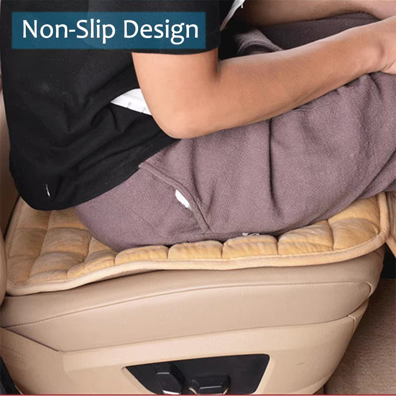 Premium Plush Car Seat Cushion – Warm Soft Universal Seat Protector