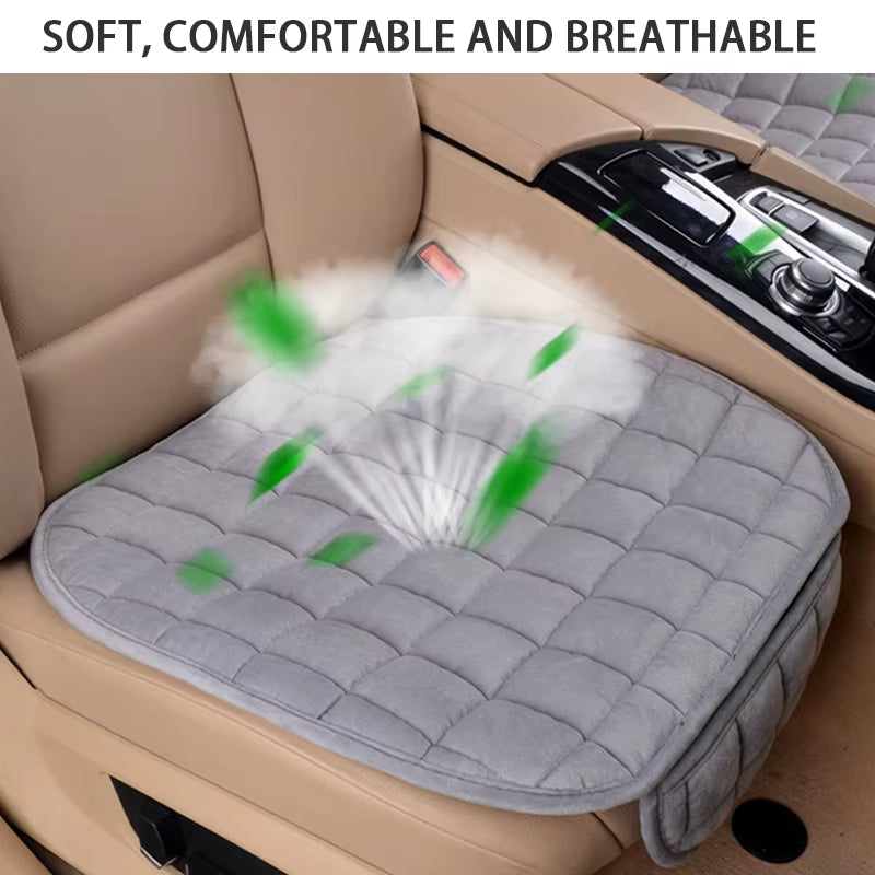Premium Plush Car Seat Cushion – Warm Soft Universal Seat Protector