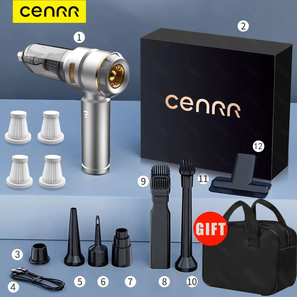 Car Vacuum Cleaner Wireless | 998000PA Powerful Suction | HEPA | Auto Accessories