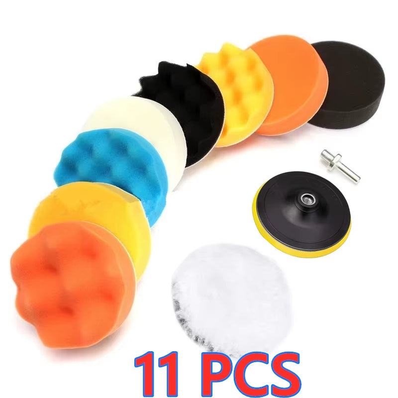 Professional Car Polishing Pad Kit – Foam Buffing Set for Car Detailing