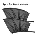 Premium Foldable Car Windshield Sunshade Umbrella & Magnetic Curtain Set
