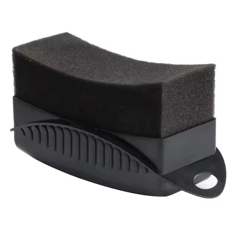 Premium Ergonomic Tyre Dressing & Waxing Applicator Brush