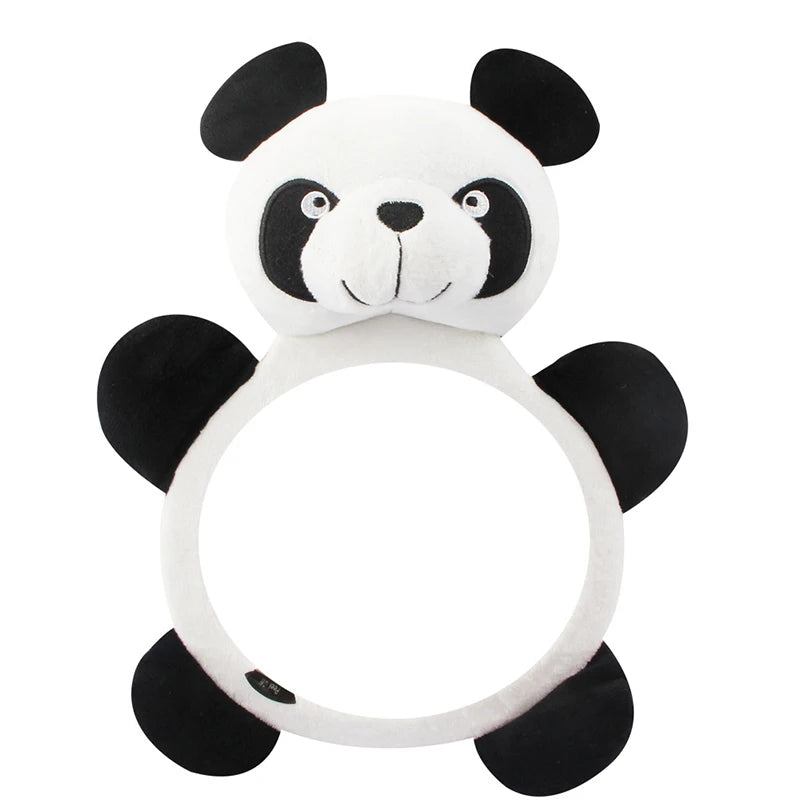 Plush Animal Wide-View Baby Car Mirror