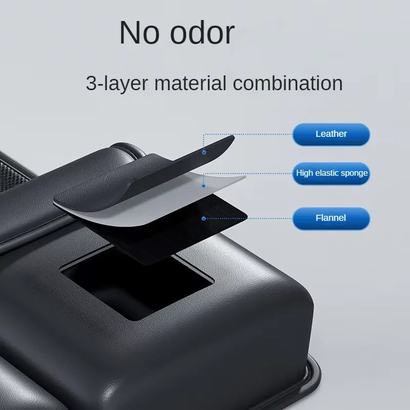 Premium Leather Multi-Pocket Car Trunk Organizer