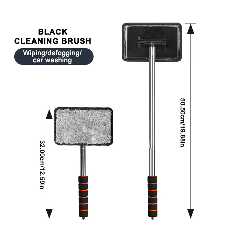 Premium Extendable Windshield Cleaning Brush – Streak-Free Car Glass Cleaner