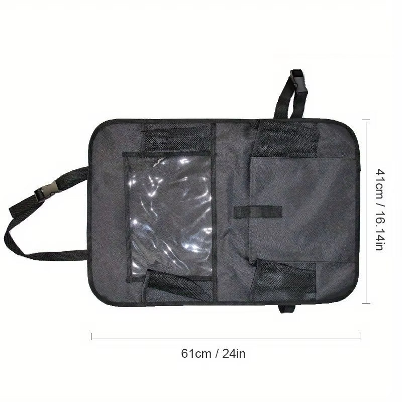 Backseat Car Organizer with Touchscreen Tablet Holder