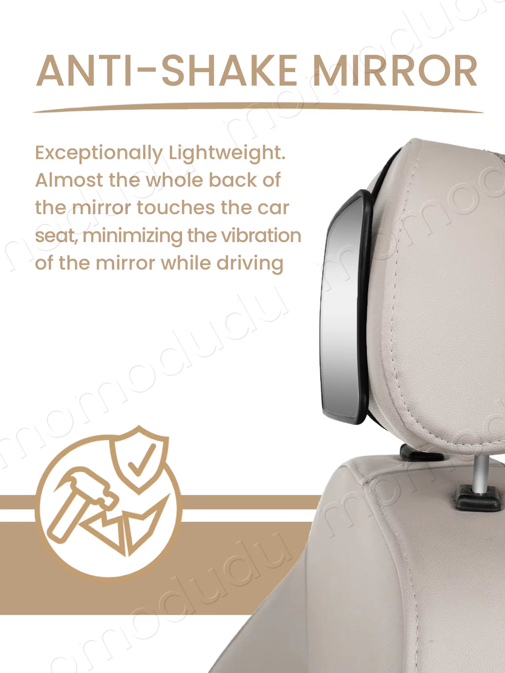 Premium Baby Car Mirror – Shatterproof Rear Facing Infant Safety Mirror