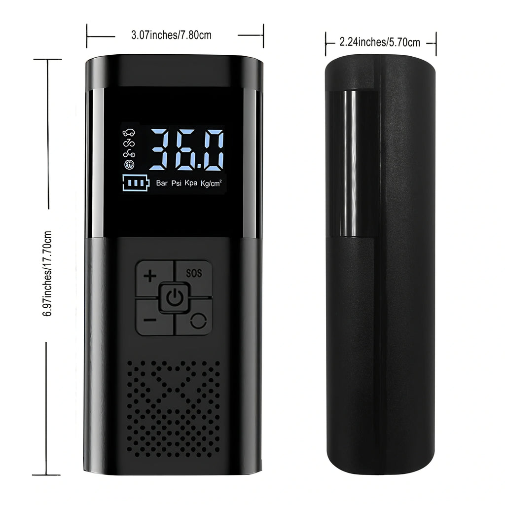 Portable Cordless Tyre Inflator | 150PSI Digital Air Pump | Car Motorcycle Bike | Australia