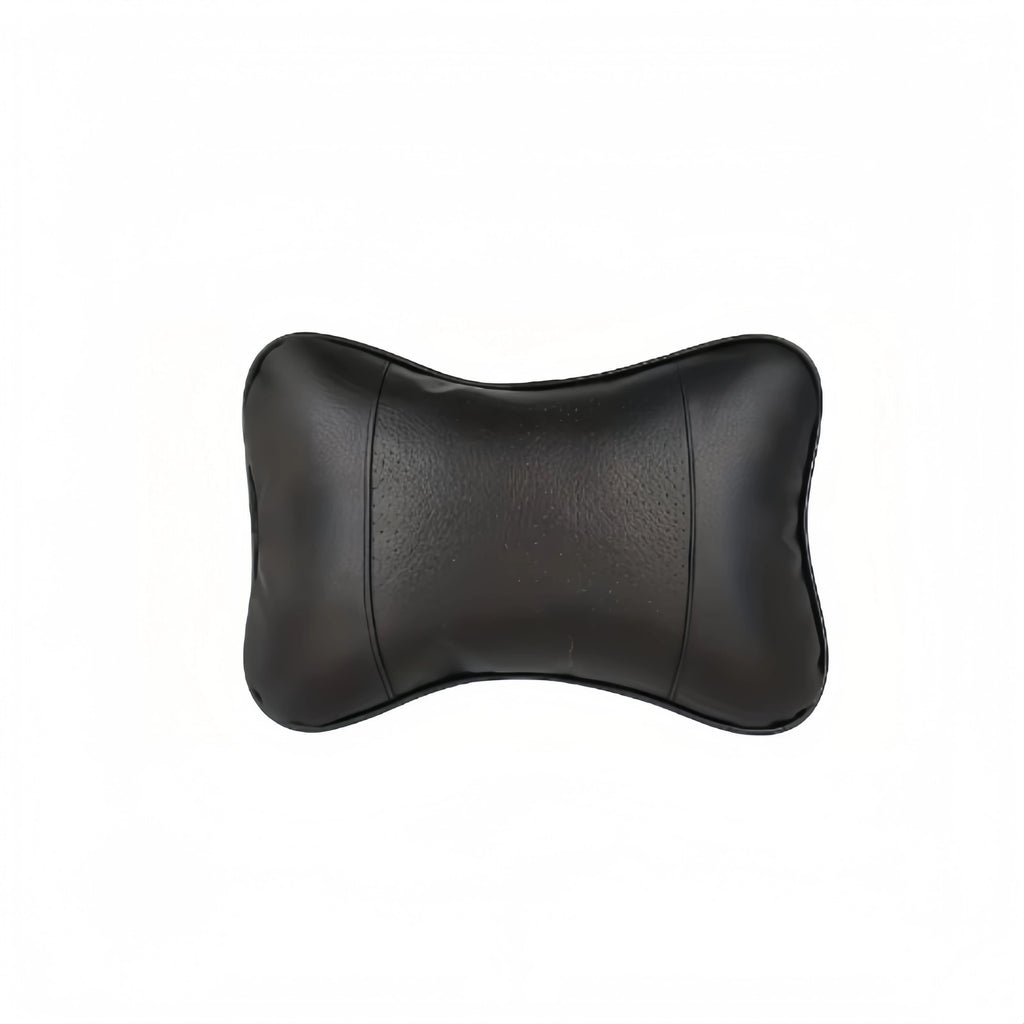 Premium PU Leather Car Neck Pillow – Ergonomic Headrest Support Cushion