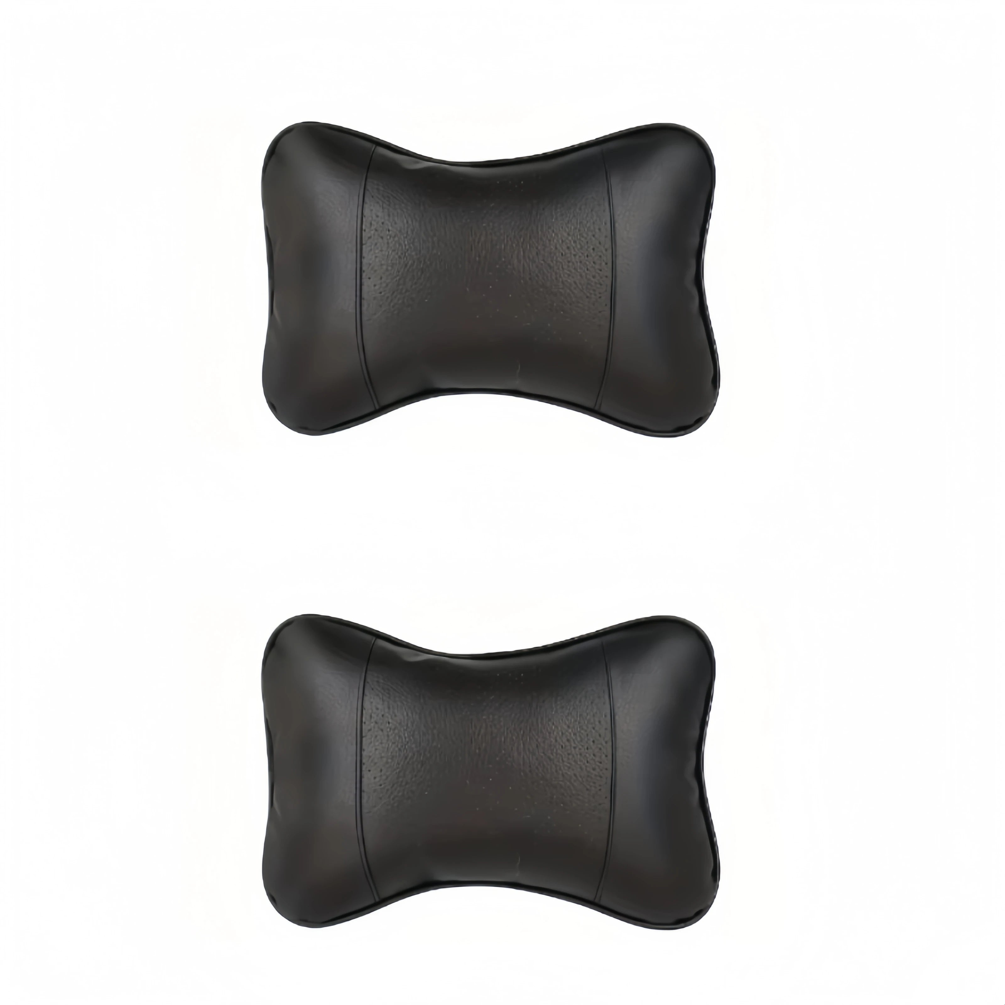 Premium PU Leather Car Neck Pillow – Ergonomic Headrest Support Cushion