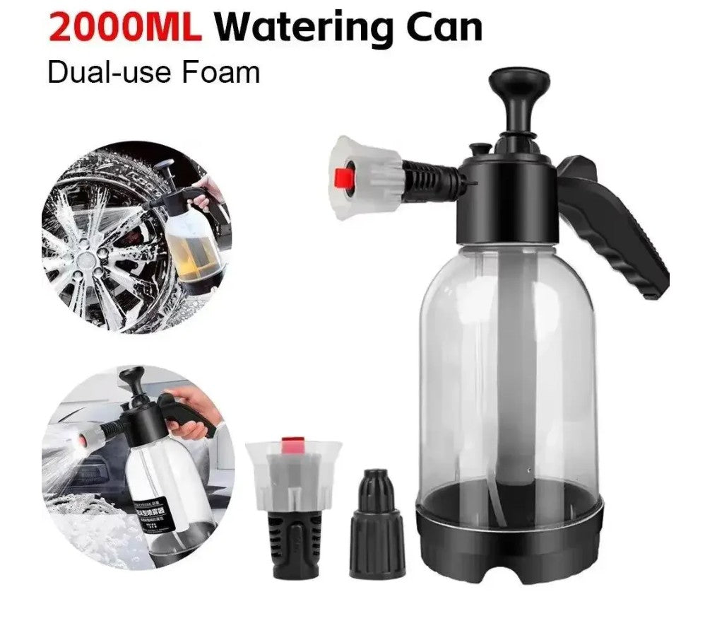 Car Clean & Shine Bundle – Foam Sprayer + Tyre Brush | Free Shipping