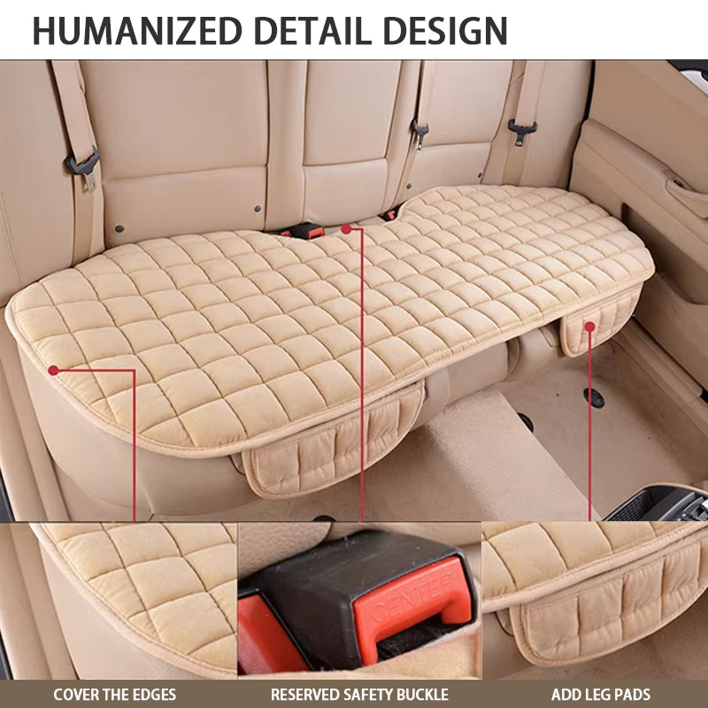 Premium Plush Car Seat Cushion – Warm Soft Universal Seat Protector