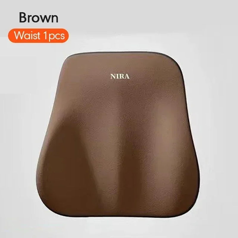 Premium Memory Foam Car Neck & Lumbar Support Cushion