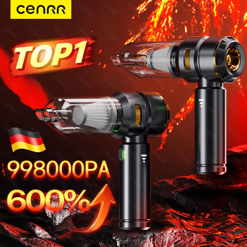 Car Vacuum Cleaner Wireless | 998000PA Powerful Suction | HEPA | Auto Accessories