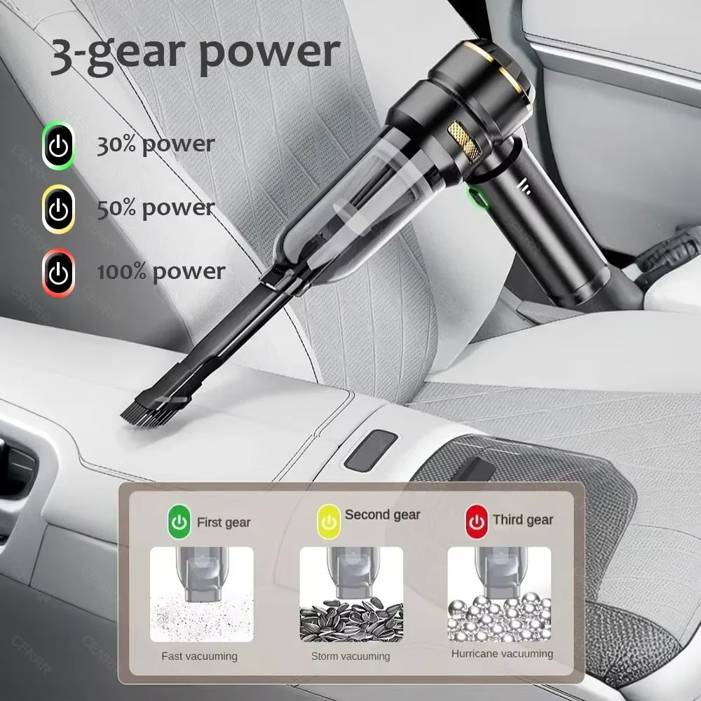 Car Vacuum Cleaner Wireless | 998000PA Powerful Suction | HEPA | Auto Accessories