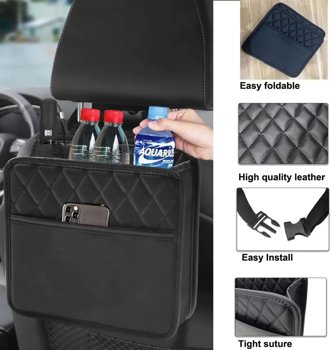 Premium Multi-Compartment Backseat Car Organizer (2-Pack)