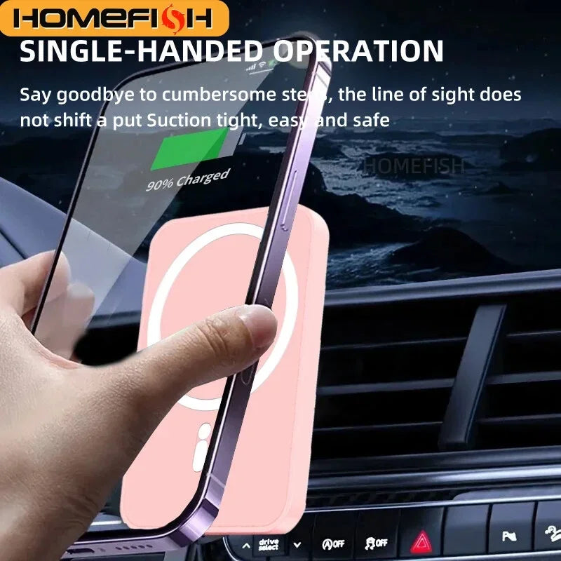 F188A Magnetic Car Wireless Charger for Phone\Pad\Watch Car Phone Holder Stand Mount Fast Charging Station