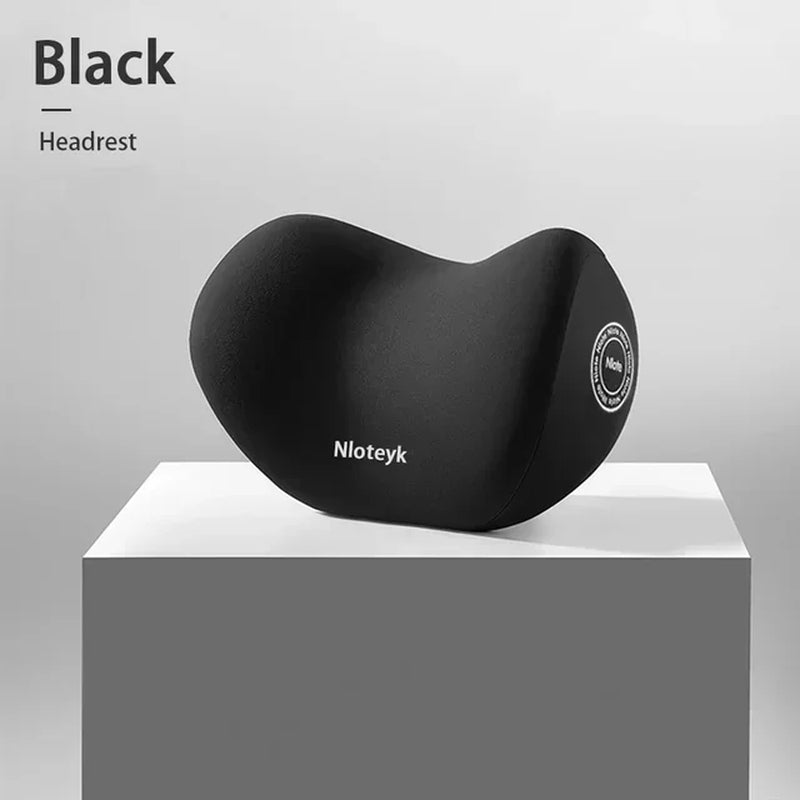 Premium Memory Foam Car Neck & Lumbar Support Set