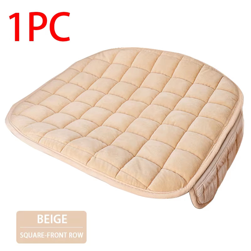 Premium Plush Car Seat Cushion – Warm Soft Universal Seat Protector