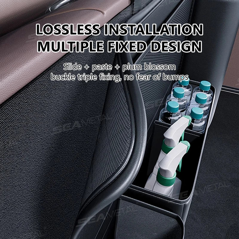 Premium Hanging Leather Car Trunk Storage Organizer