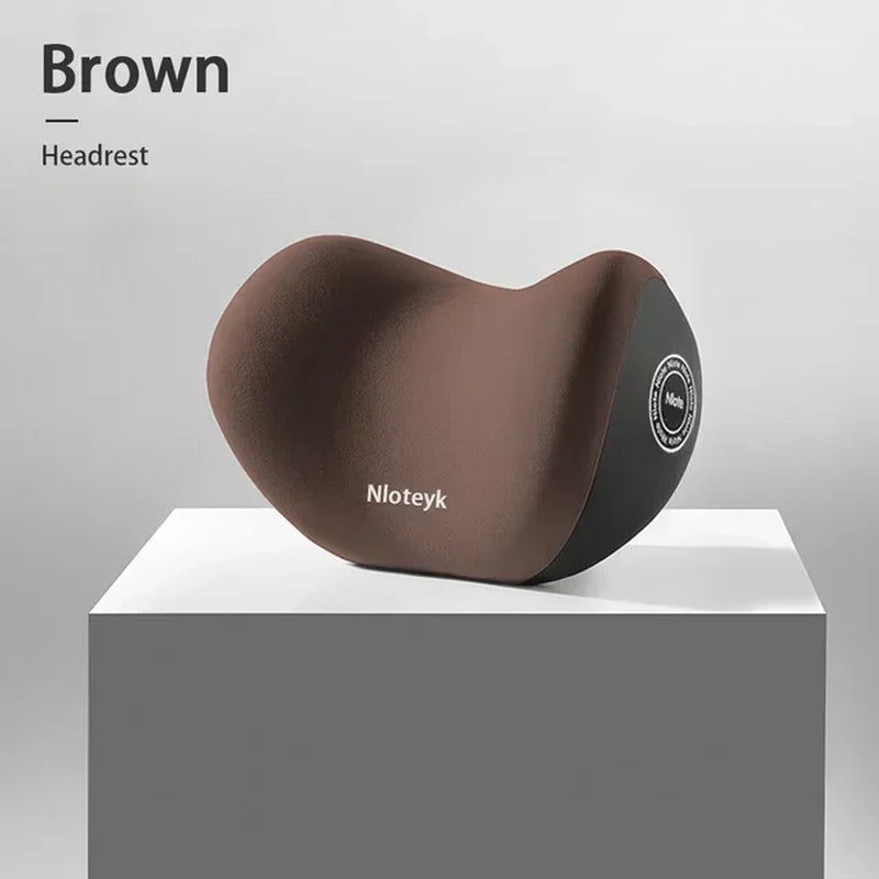 Premium Memory Foam Car Neck & Lumbar Support Set