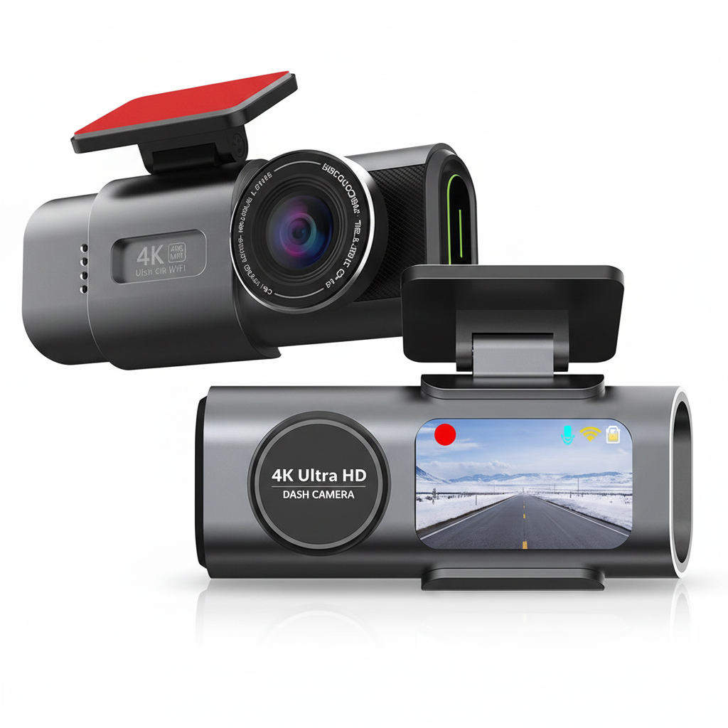 Acceo B53P 4K Dash Cam – Clean Product Shot